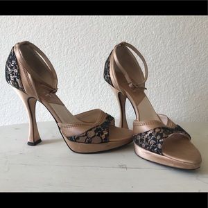 Dior Lace/Satin Stilletos, Stunning